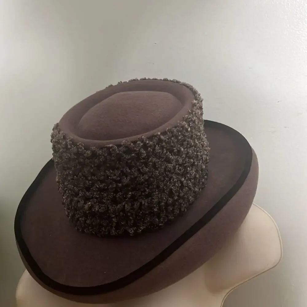 OSCAR‎ DE LA RENTA MILLINERY WOOL FELT HAT